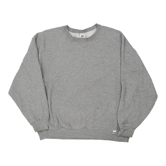Vintage grey Russell Athletic Sweatshirt - mens x-large