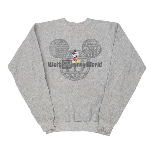 Vintage grey Walt Disney World Hanes Sweatshirt - mens small