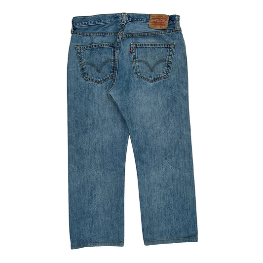 501 Levis Jeans - 32W 26L Blue Cotton