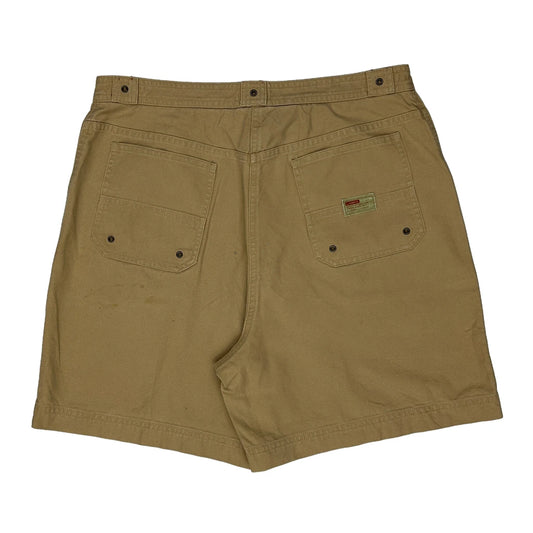 Ralph Lauren Fatigue Shorts - 32W UK 14 Khaki Cotton
