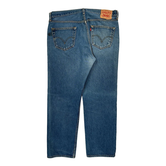 501 Levis Jeans - 36W 30L Blue Cotton