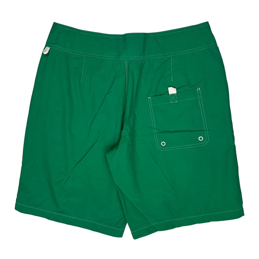 Vintage Lacoste Sport Shorts - Large Green Polyester