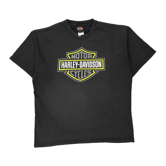 Leesburg, Fl Harley Davidson Graphic T-Shirt - XL Black Cotton