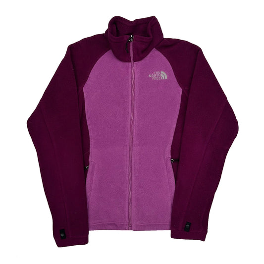 Vintage The North Face Fleece Jacket - Small Purple Polyester