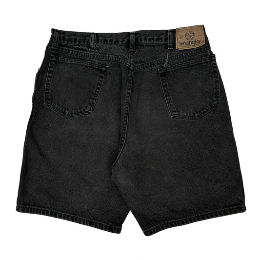 Wrangler Denim Shorts - 33W 9L Black Denim