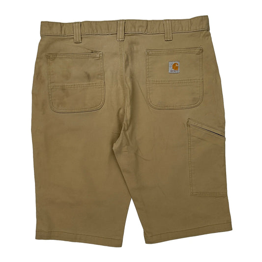 Carhartt Carpenter Shorts - 38W 11L Khaki Cotton