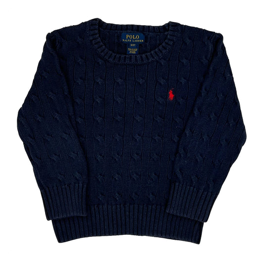 Age 3 Polo By Ralph Lauren Jumper - 2XS Navy Cotton