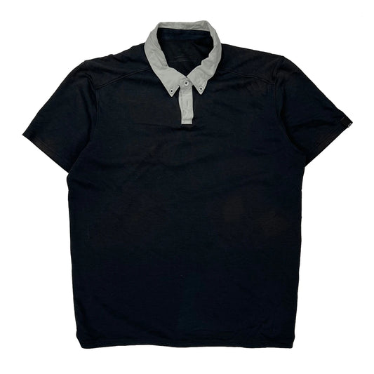 Oakley Polo Shirt - Large Grey Cotton