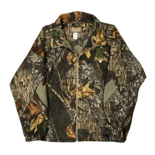 Vintage Timber Scentlok Camo Fleece Jacket - XL Camo Polyester