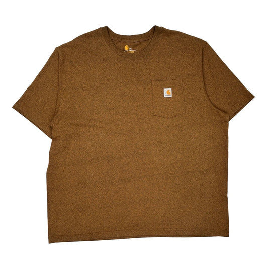 Carhartt T-Shirt - 2XL Brown Cotton