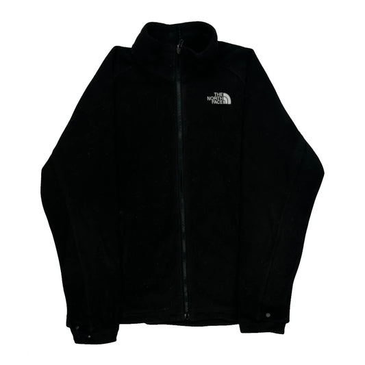 Vintage The North Face Fleece Jacket - Large Black Polyester