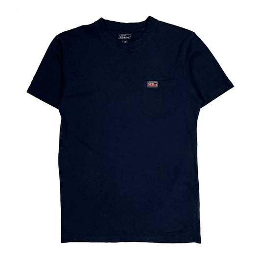 Dickies T-Shirt - Large Navy Cotton