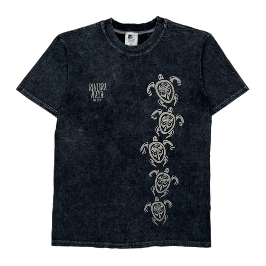 Mr Buho Graphic T-Shirt - Medium Black Cotton