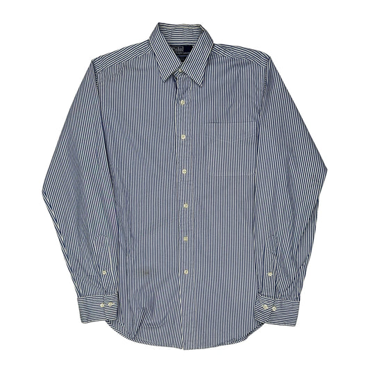 Polo By Ralph Lauren Striped Shirt - Medium Blue Cotton