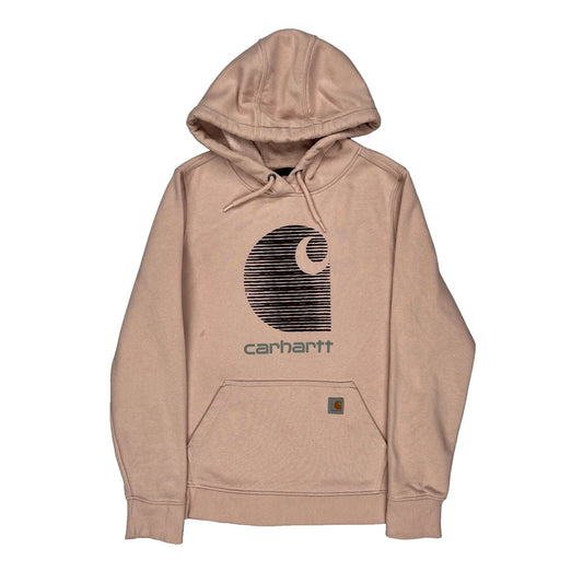 Carhartt Hoodie - Medium Pink Cotton Blend