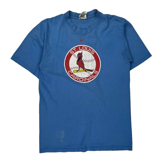 St. Louis Cardinals Nike T-Shirt - Small Blue Cotton