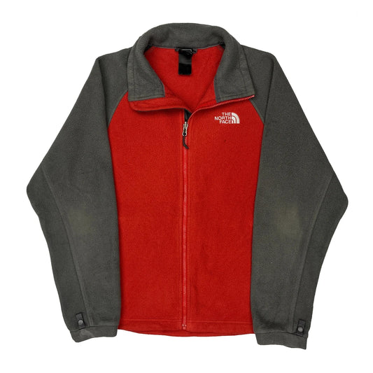 The North Face Fleece Jacket - Medium Red Polyester