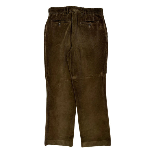 Barbour Trousers - 32W 30L Brown Cotton