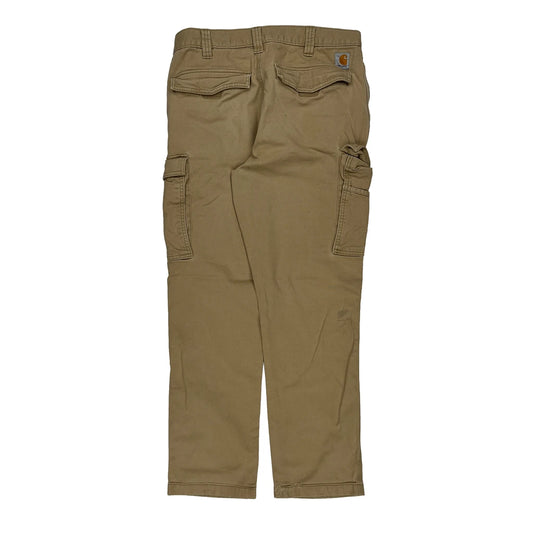 Vintage Carhartt Cargo Trousers - 33W 30L Khaki Cotton