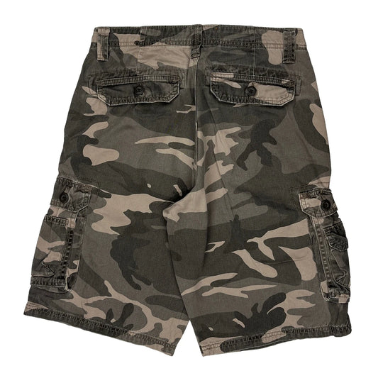 Lee Camo Cargo Shorts - 29W 11L Camo Cotton