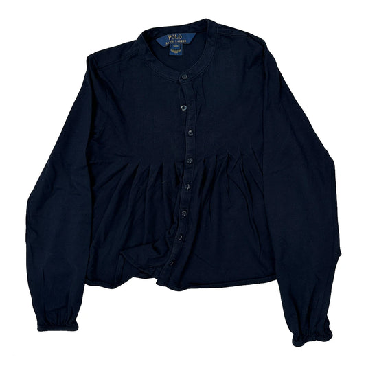 Age 7 Polo By Ralph Lauren Cardigan - Small Navy Cotton