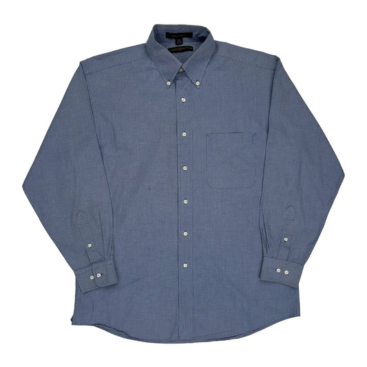 Tommy Hilfiger Checked Shirt - Medium Blue Cotton
