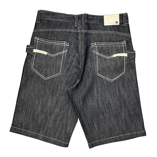 Mw6 Denim Shorts - 36W 11L Dark Wash Cotton Blend