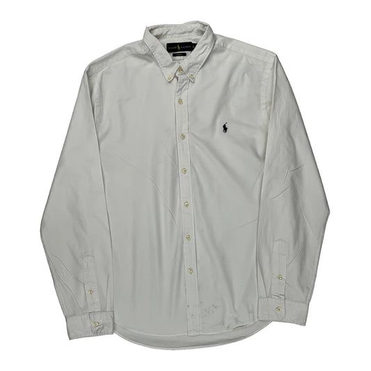 Ralph Lauren Slim Fit Shirt - XL White Cotton