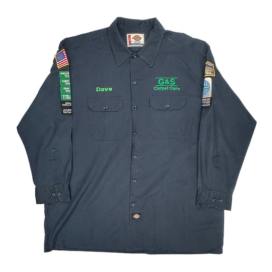 C&S Carpet Care Dickies Shirt - 3XL Navy Cotton