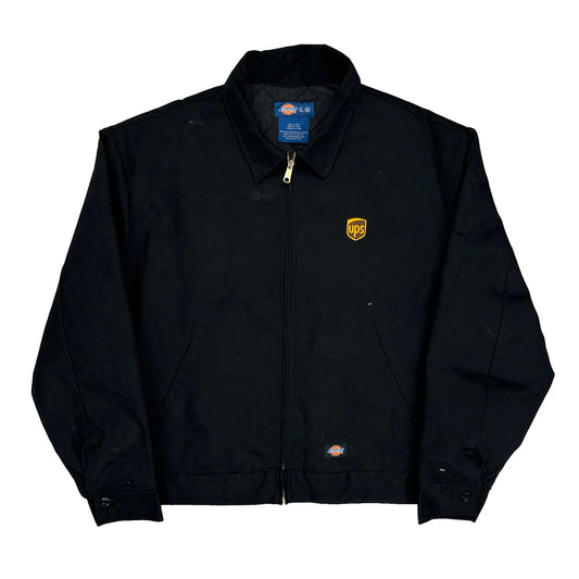 Ups Dickies Work Jacket - XL Black Polyester Blend