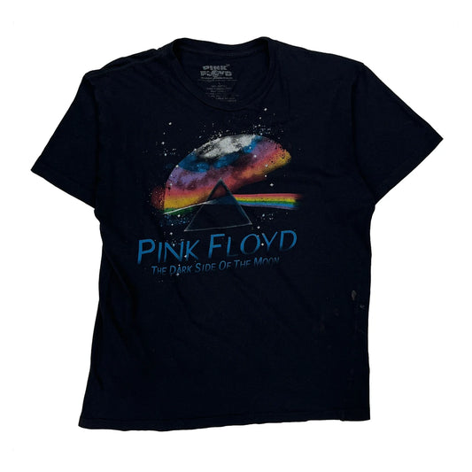 The Dark Side Of The Moon Pink Floyd Band T-Shirt - Large Black Cotton
