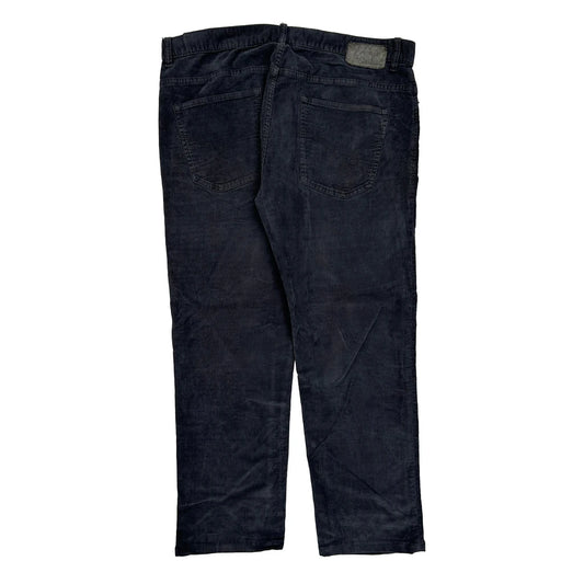 Vintage Calvin Klein Jeans Cord Trousers - 38W 30L Black Corduroy