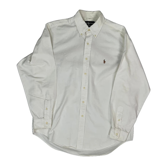 Ralph Lauren Shirt - Large White Cotton
