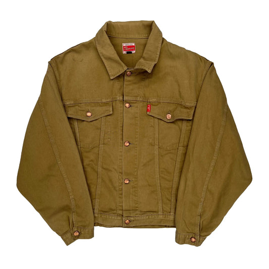 Des L'Horizon Denim Jacket - Medium Khaki Cotton