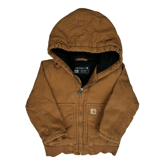 Age 2 Carhartt Jacket - 2XS Brown Cotton