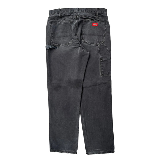 Dickies Carpenter Trousers - 33W 34L Grey Cotton
