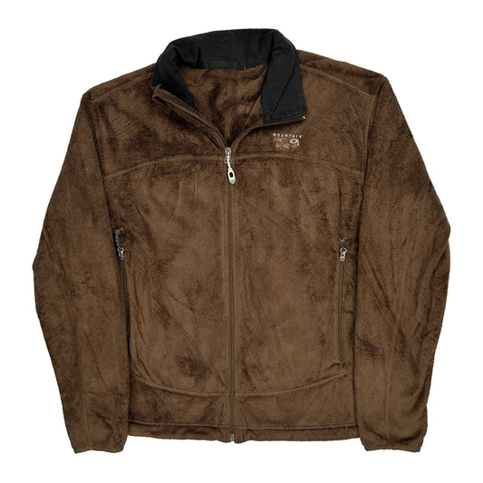 Mountain Hard Wear Fleece Jacket - Large Brown Polyester