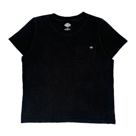 Vintage Dickies T-Shirt - Large Black Cotton