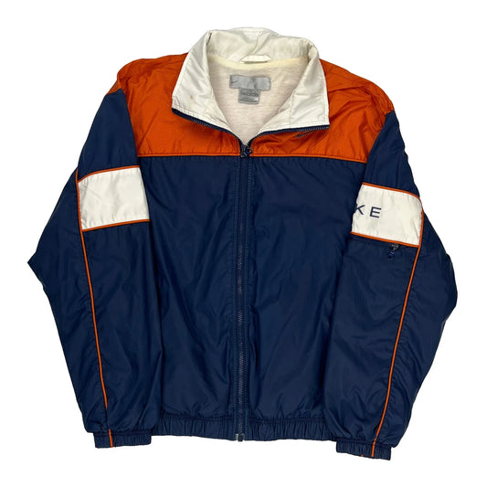 Nike Spellout Windbreaker - Medium Blue Polyester