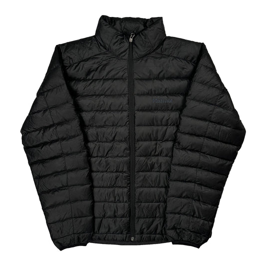 Vintage Marmot Puffer - Medium Black Down