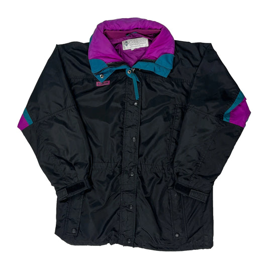 Columbia Windbreaker - Large Black Nylon