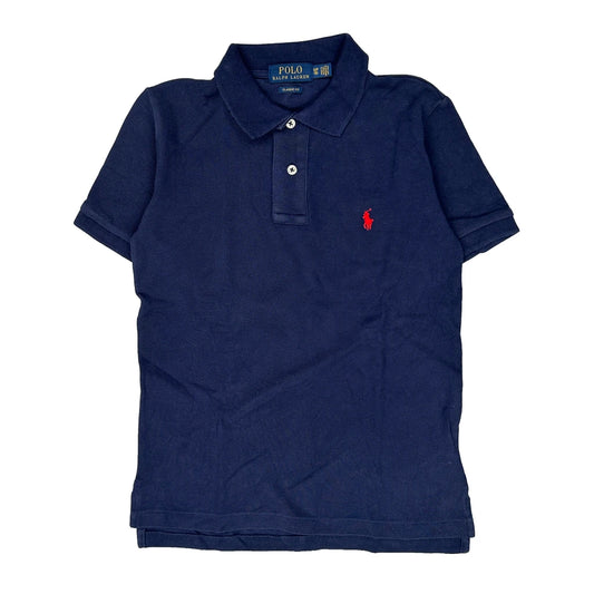 Age 6-7 Polo By Ralph Lauren Polo Shirt - Small Navy Cotton