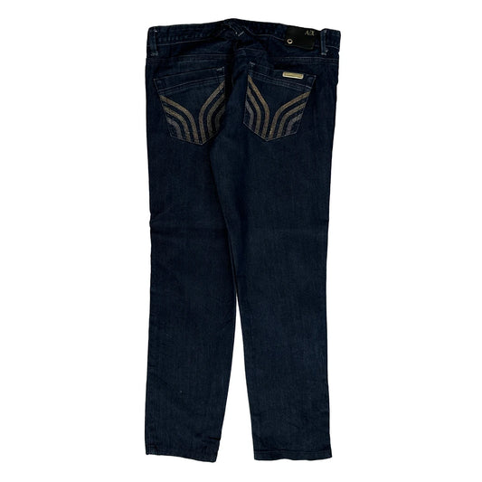 Armani Exchange Jeans - 30W UK 10 Dark Wash Cotton