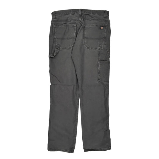 Dickies Carpenter Trousers - 30W 30L Grey Cotton