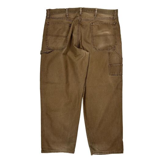 Unbranded Carpenter Trousers - 38W 30L Brown Cotton