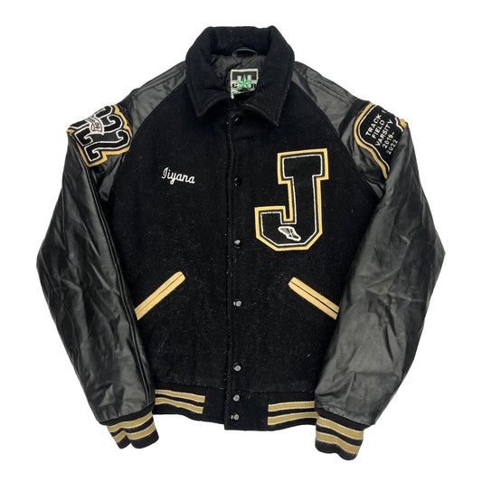 Centex Varsity Jacket - Medium White Leather