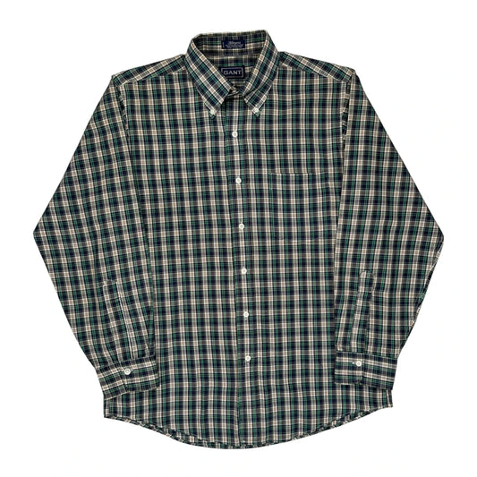 Gant Checked Shirt - Large Multicoloured Cotton Blend