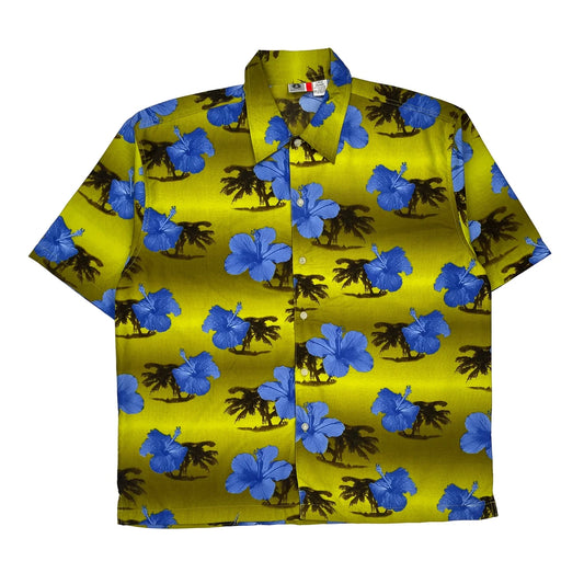 Arizona Jeans Hawaiian Shirt - Large Multicoloured Polyester