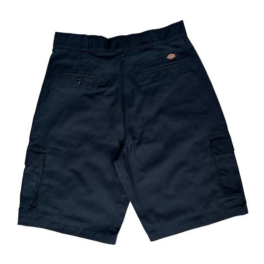 Vintage Dickies Cargo Shorts - 33W 10L Navy Cotton