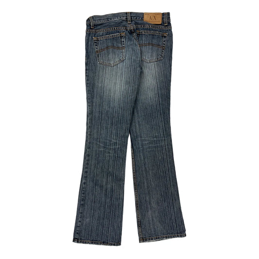 Armani Exchange Boot Cut Jeans - 29W UK 8 Blue Cotton